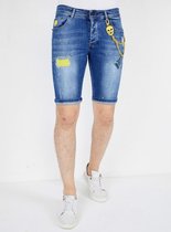 Exclusieve Spijker Korte Broek Heren- 1046 - Blauw