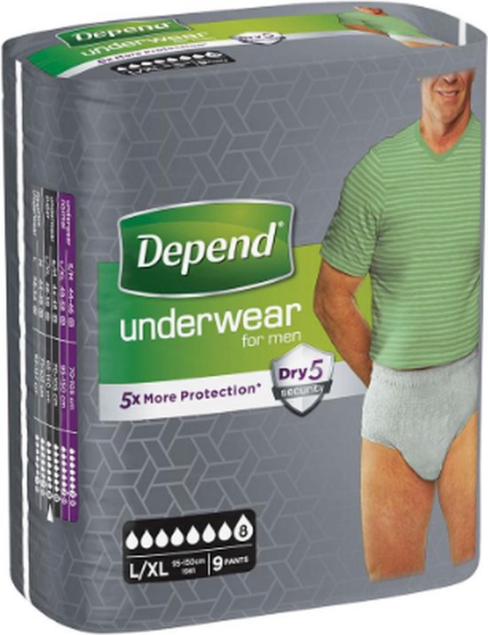 Depend for Men Pants Super L/XL (1981) - Depend