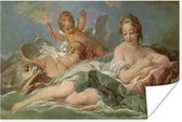 Poster De geboorte van Venus - Schilderij van Francois Boucher - 180x120 cm XXL