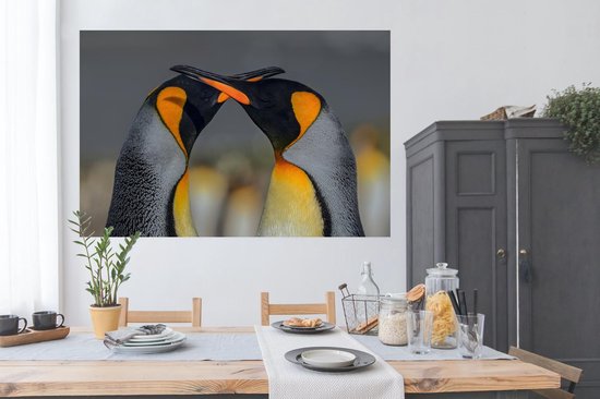 Pingouins amoureux kussen à bec 180x120 cm XXL / Groot format!