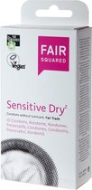 Fair Squared Sensitive Dry 10 eco condooms zonder glijmiddel
