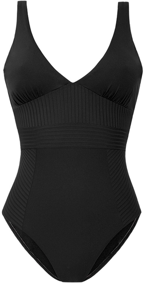 Cyell Caviar Badpak met V-hals Zwart