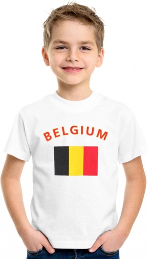 Kinder t-shirt vlag Belgium Xl (158-164) | bol.com