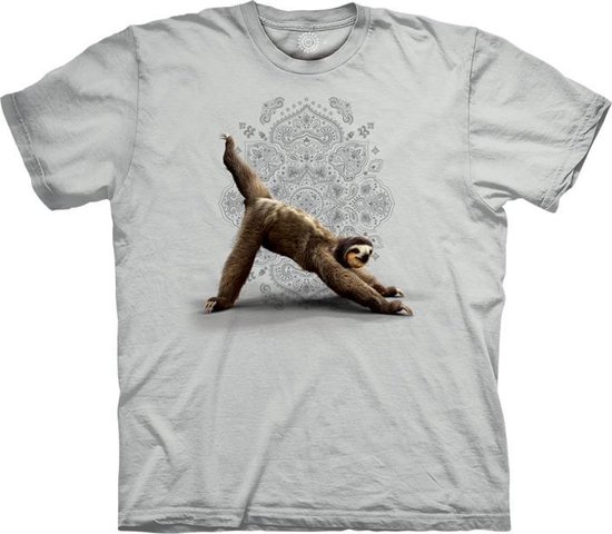 T-shirt Three Legged Downward Sloth Beige L
