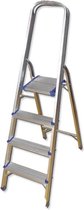 JBM Tools | ALUMINIUM LADDER MET 4 STAPPEN