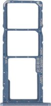 SIM-kaartlade + SIM-kaartlade + Micro SD-kaartlade voor Huawei Enjoy 9e (blauw)