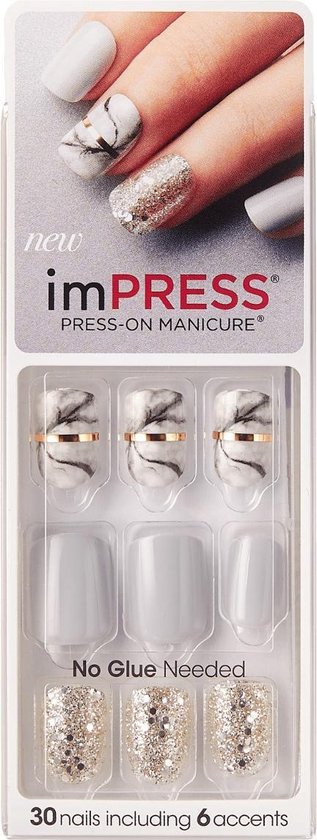 Sport Zin Tulpen Kiss imPRESS Press-on Manicure Yeah Boy- Kunstnagels - Nagels - Press on  nails -... | bol.com