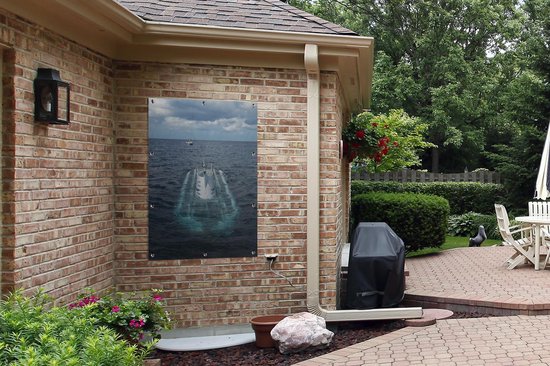 Affiche de jardin Plongée sous-marine dans l'océan 80x120 cm - Toile de jardin / Toile d'extérieur / Peintures d'extérieur (décoration de jardin) / Mer et plage