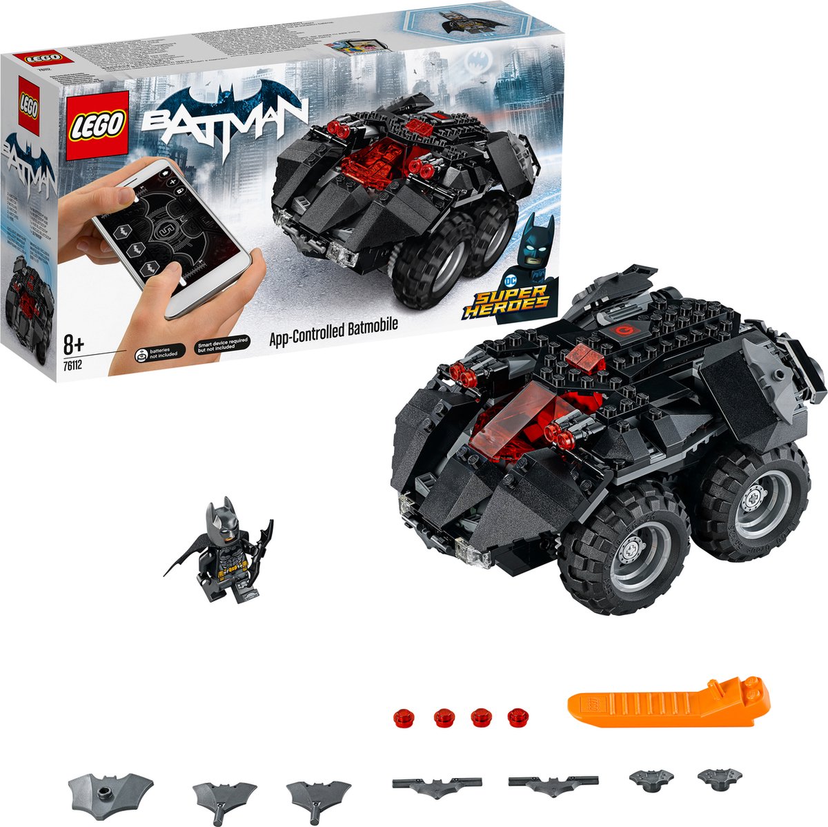 LEGO Marvel Super Heroes Batmobiel met app-bediening 76112 — afbeelding 10