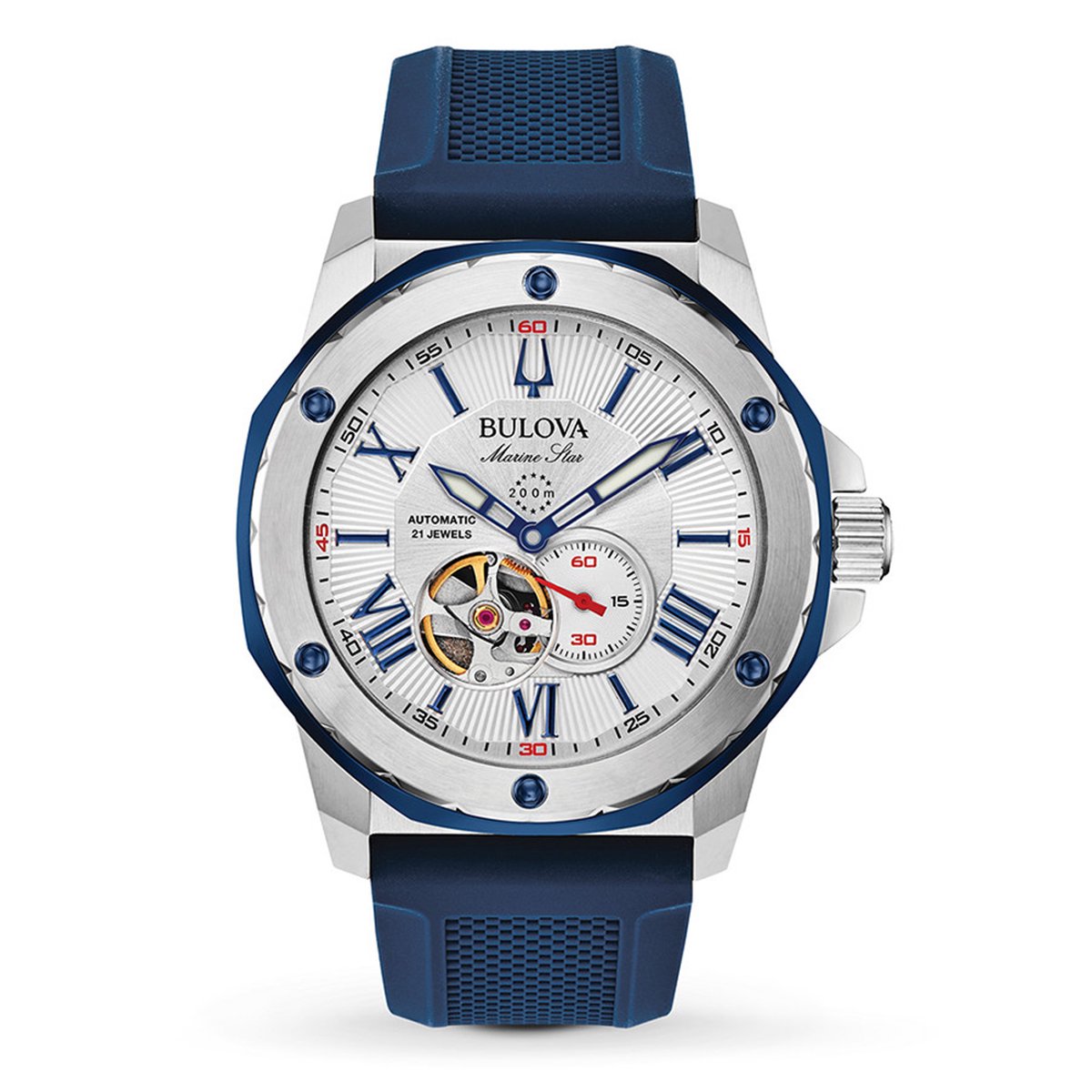 BULOVA - Horloge - Mannen - Blauw Ø 44 - 98A225