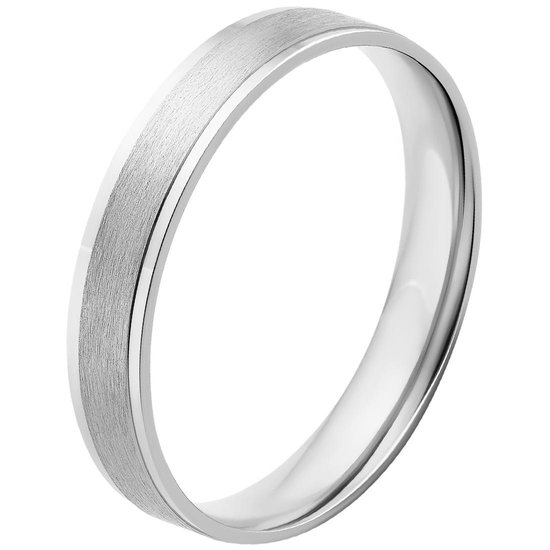 Orphelia Wedding Ring 9 ct - White Gold OR4705