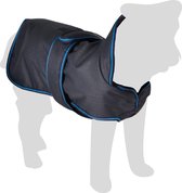 Honden Winterjas Isha - Blauw- 100 - 108 cm x 70 cm