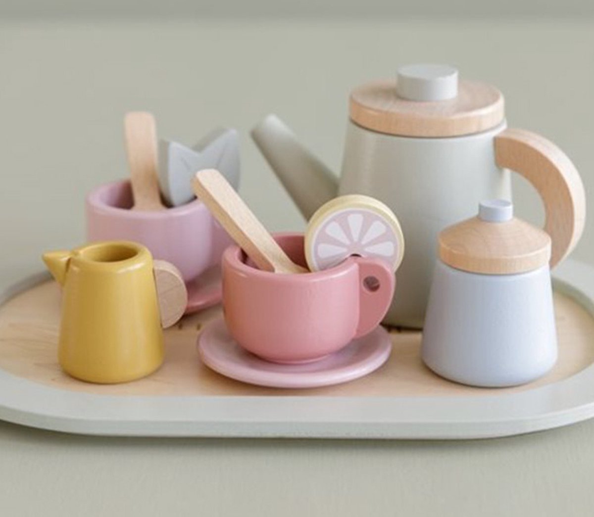 Little Dutch Houten Thee Servies - Speelgoedtheeservies — afbeelding 11