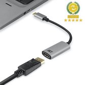 ACT AC7030 cable gender changer USB-C DisplayPort Gris
