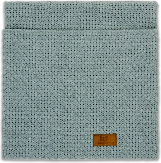 Baby's Only Gebreide ledikantdeken Robust - Baby deken Robust - Dekentje voor jongens en meisjes - Deken voor ledikant - 0.9 TOG - 100x135 cm - Stonegreen van Baby's Only — afbeelding 5