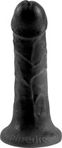 6" Cock - Black - Realistic Dildos -