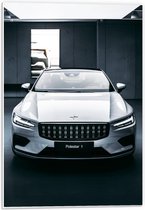 Forex - Zilveren Polestar Auto - 40x60cm Foto op Forex