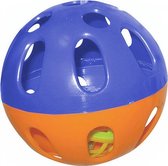 Happy Pet Knaagdierspeelbal 9 Cm Blauw/oranje