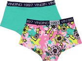 Vingino Flower Space 2P Kinder Meisjes Onderbroek - Maat 134/140