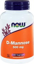 Now Foods - D-Mannose 500 mg - 120 Vegicaps