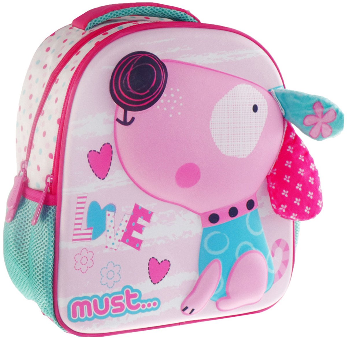 Must Rugzak, Dog - 31 x 27 x 10 cm - Polyester