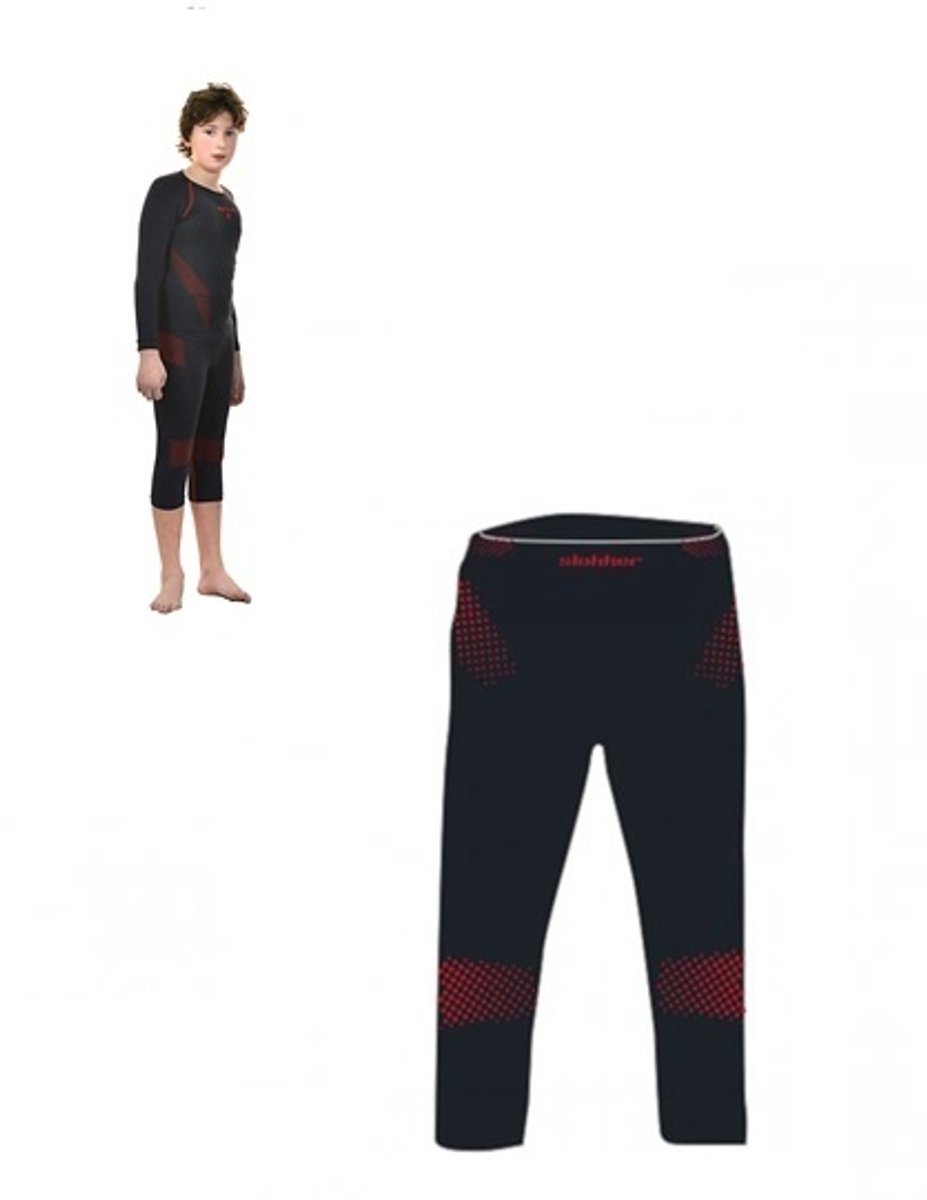 Meryl Skinlife Thermobroek Driekwart Junior - Zwart
