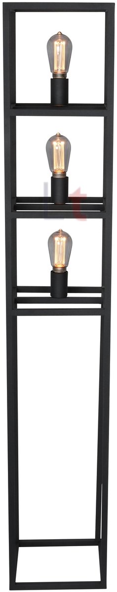 Freelight Vloerlamp Novanta 3 lichts H 150 cm zwart