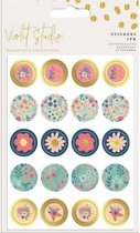 Violet Studio - Mini Stickers - Floral - 100pcs