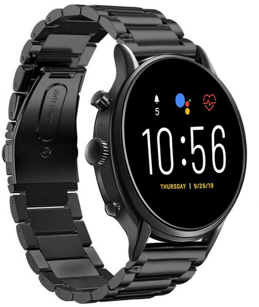 Fossil Gen 5 stalen band - zwart - 46mm