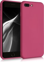 kwmobile telefoonhoesje voor Apple iPhone 7 Plus / 8 Plus - Hoesje voor smartphone - Back cover in frambozen rood