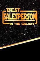 The Best Salesperson in the Galaxy: Isometric Dot Paper Notebook Book 120 Pages 6''x9''