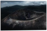 Dibond - Vulkaan - 60x40cm Foto op Aluminium (Wanddecoratie van metaal)
