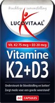 Lucovitaal Voedingssupplementen Vitamine K2+D3 Capsules 60Capsules