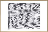 JUNIQE - Poster met kunststof lijst Fields -40x60 /Wit & Zwart