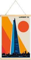 JUNIQE - Posterhanger London 12 -30x45 /Kleurrijk