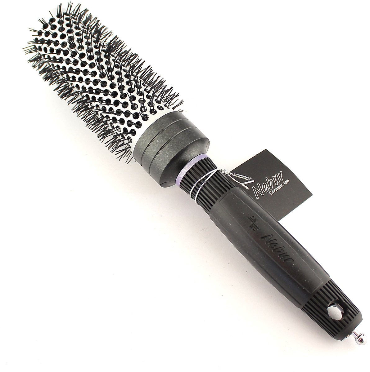 Nebur - Round Ceramic Ionic Brush - 33 mm