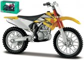 Maisto SUZUKI RM-Z 250 geel modelauto schaalmodel 1:18