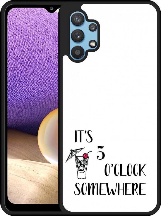 Samsung Galaxy A32 5G Hardcase hoesje 5 O'Clock Somewhere Designed by