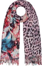 Sjaal Dames Kleurrijk | Roze
