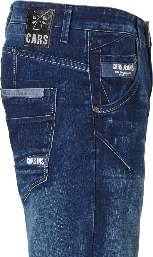 Cars Jeans - Heren Jeans - Regular Fit - Stretch - Lengte 36 - Loyd - Dark  Used | bol.com