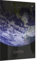 Wereldglobe Noord-Amerika close-up, NASA Science - Foto op Plexiglas - 60 x 80 cm