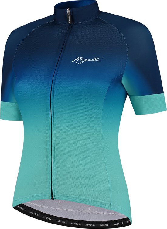 Rogelli Dream Fietsshirt - Wielershirt Dames Korte Mouw - Turquoise/Blauw -  Maat XL | bol.com