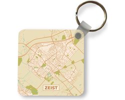 Sleutelhanger - Uitdeelcadeautjes - Kaart - Zeist - Vintage - Plastic