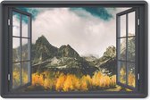 Bol.com Bureau onderlegger - Muismat - Bureau mat - Doorkijk - Natuur - Berg - 60x40 cm aanbieding