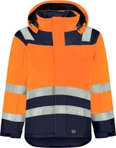 Tricorp Midi Parka High Vis Bicolor 403023 - Homme - Oranje/ Encre - 3XL