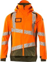 Mascot Accelerate Safe Shell Jas 19301 - Mannen - Oranje/Mosgroen - XXL