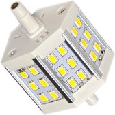 Ledlamp R7S 78mm 6W 220V SMD5730 18LED 200 ° - Warm wit licht