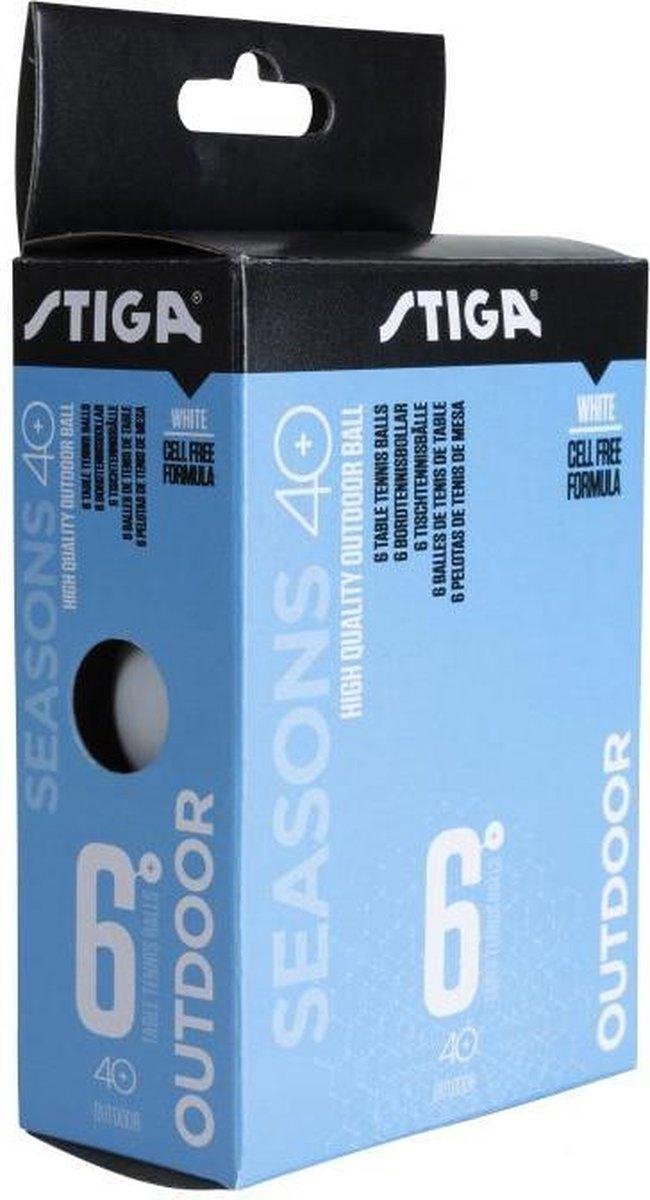 Stiga Sports Tafeltennisballen 4 Cm Wit 6 Stuks