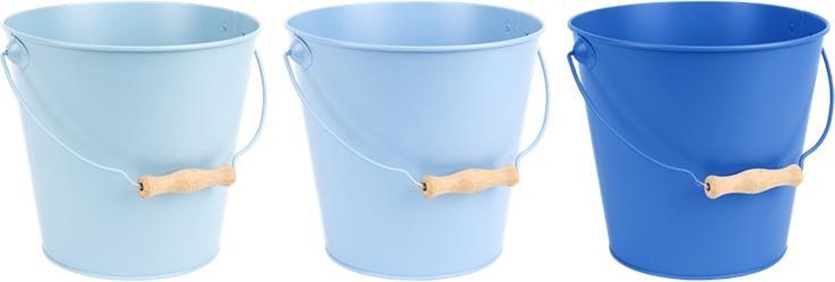 Goedkoopste Esschert Design zinken emmer blauw