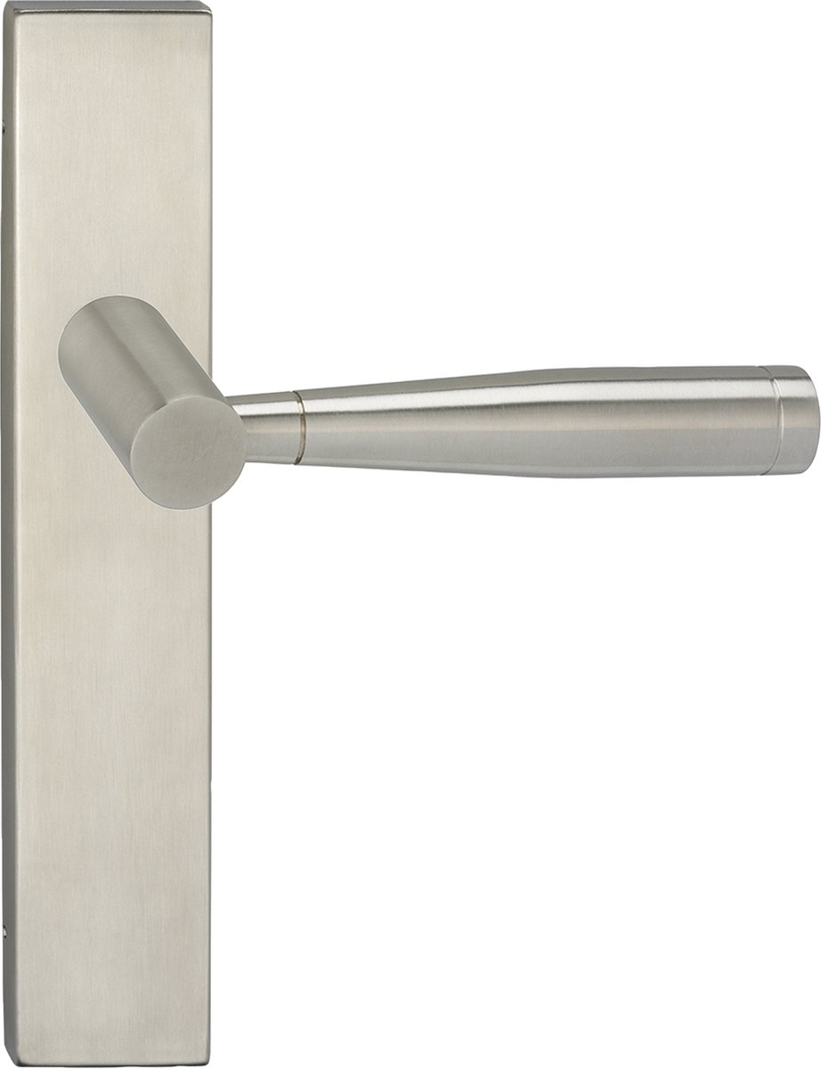 Impresso Retford Deurklink – Deurbeslag – Vierkant – Deurschild – Zilver
